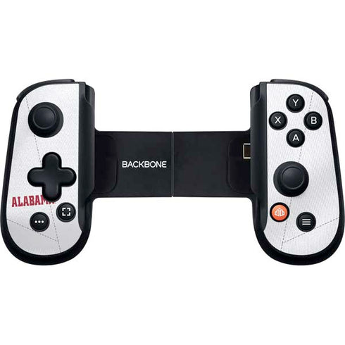 University of Alabama White Jersey Backbone One for iPhone Game Controller Skin